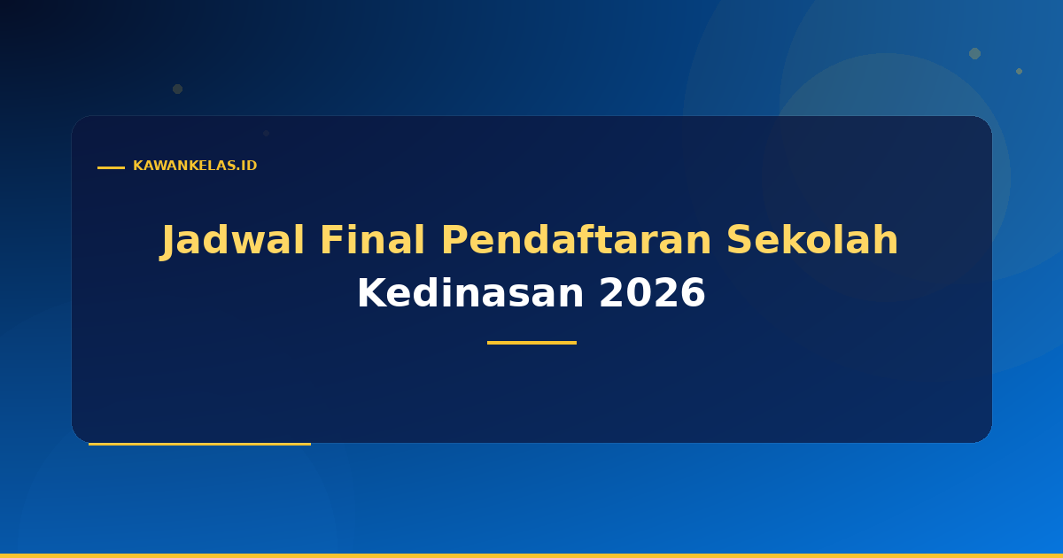Jadwal Final Pendaftaran Sekolah Kedinasan 2026: 9 Instansi dan Cara Daftar